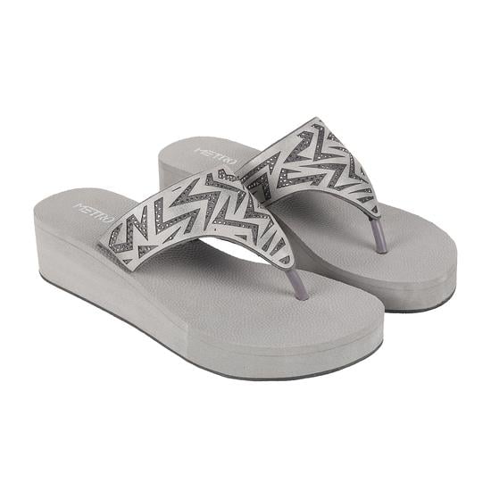 Women Grey Casual Slip Ons