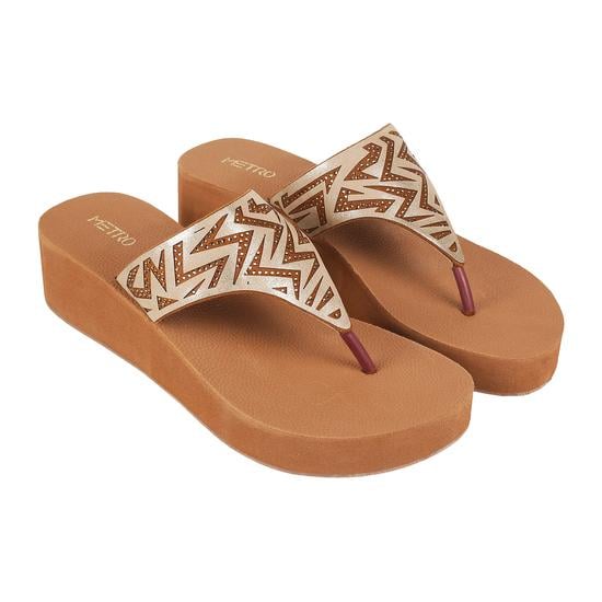 Women Tan Casual Slip Ons