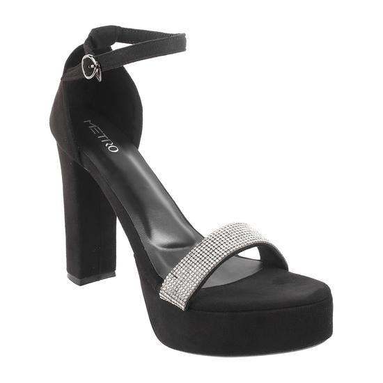 Women Black Party Sandals