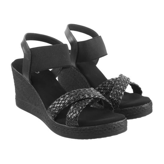 Women Black Casual Sandals