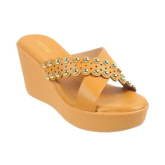 Women Yellow Casual Sandals