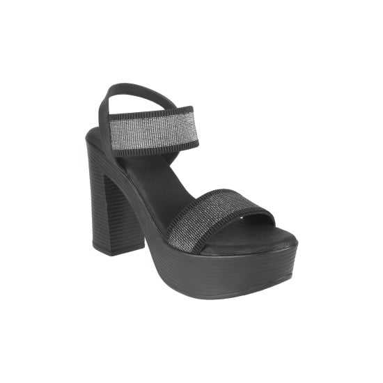Women Black Party Sandals
