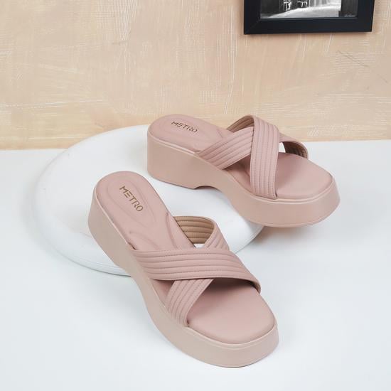 Women Pink Casual Slip Ons