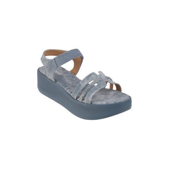 Women Blue Casual Sandals