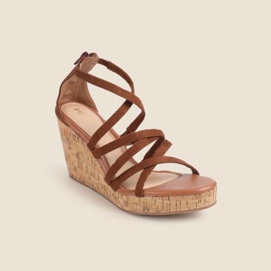 Women Tan Casual Sandals