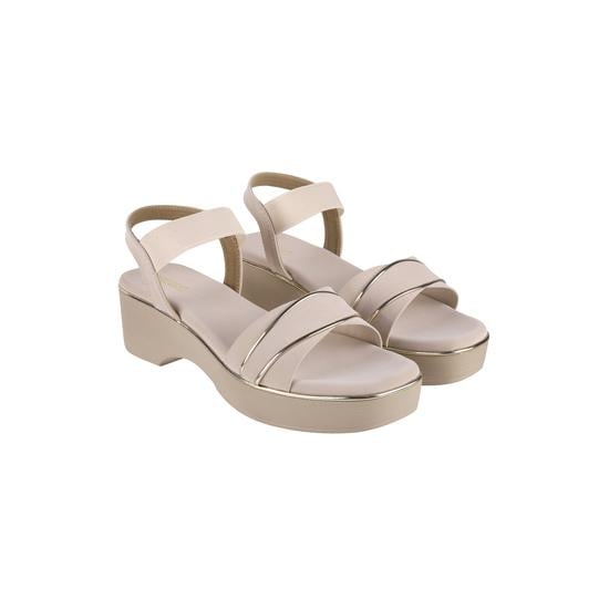 Women Beige Casual Sandals