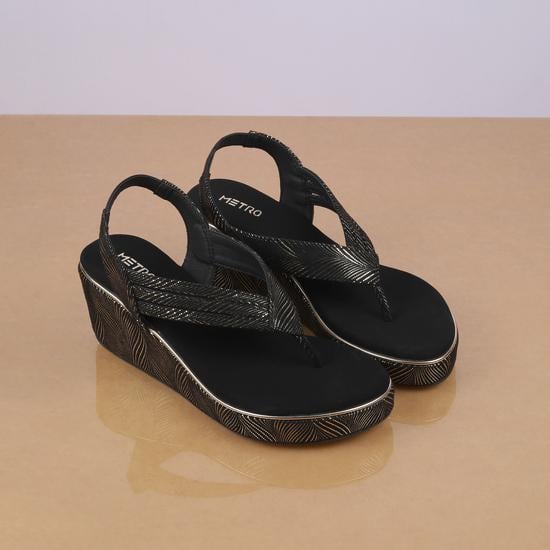 Women Gold Casual Sandals