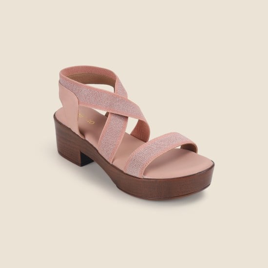 Women Pink Casual Sandals