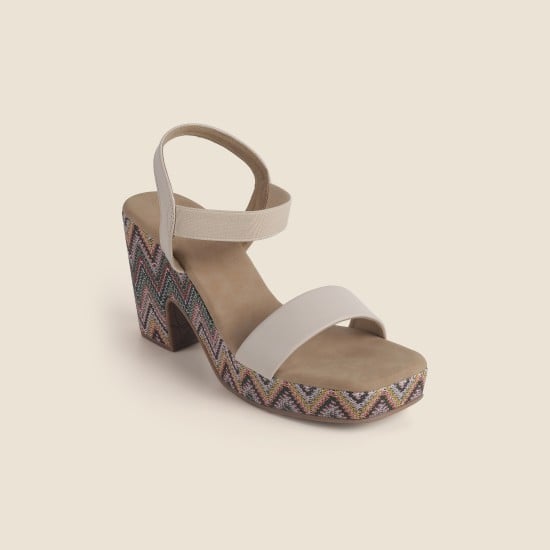 Women Beige Casual Sandals
