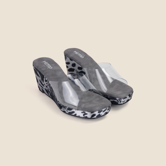 Women Black Casual Slip Ons