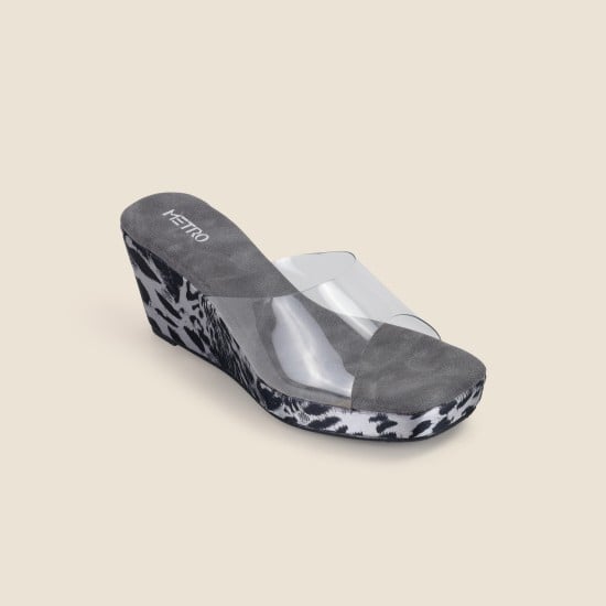 Women Black Casual Slip Ons