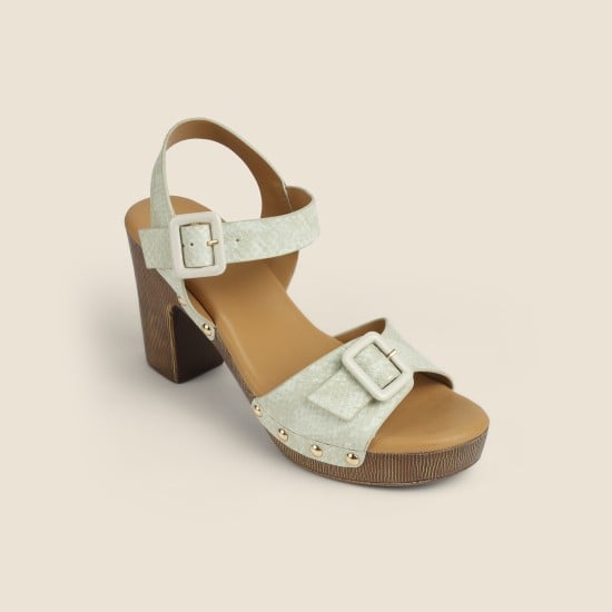 Women Beige Casual Sandals