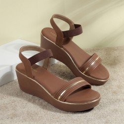 Women Brown Casual Sandals
