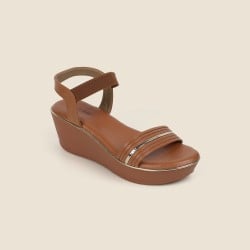 Women Tan Casual Sandals