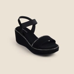 Women Black Casual Sandals
