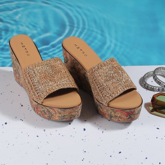 Women Brown Casual Slip Ons