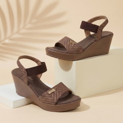 Women Brown Casual Sandals