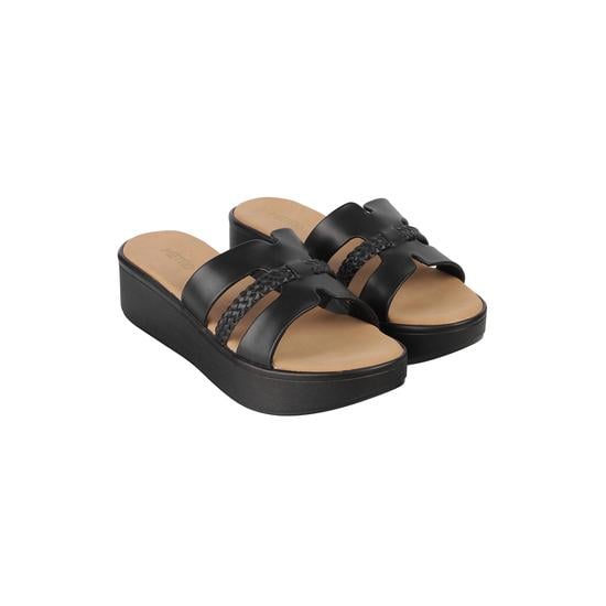 Women Black Casual Sandals