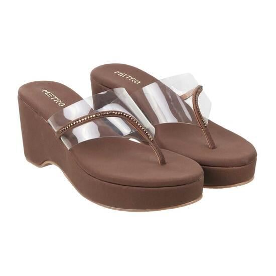 Women Brown Casual Sandals