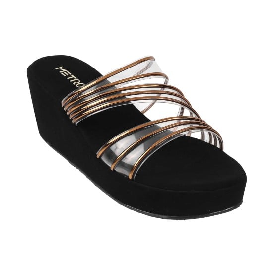 Women Antic-gold Party Slides