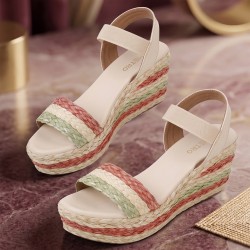 Women Beige Casual Sandals