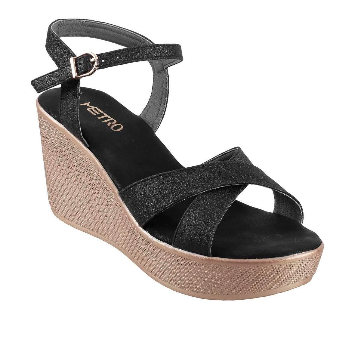 Buy Women Black Casual Sandals Online - 788825 | Allen Solly