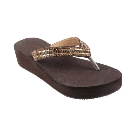 Women Yellow Casual Slippers