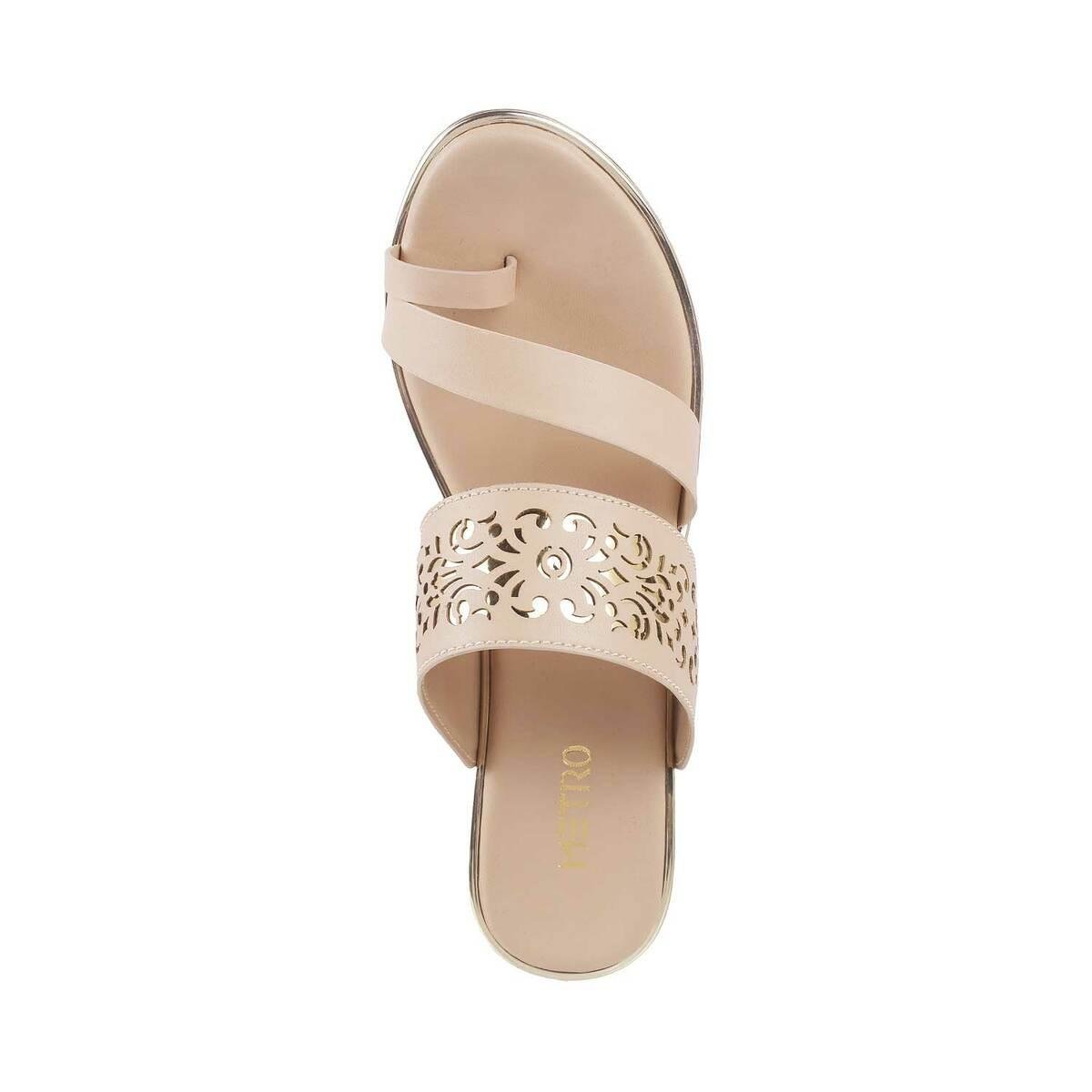 Buy Blue Flat Sandals for Women by Ginger by lifestyle Online | Ajio.com