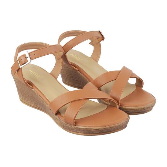 Women Tan Casual Sandals