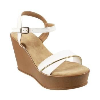 Leather sandals Cesare Paciotti White size 8 UK in Leather - 34856241