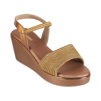 Walkway Women Antic-gold Party Sandals(SKU: 35-1162-28-38)