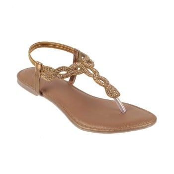 Walkway Women Antic-gold Party Sandals(SKU: 35-1176-28-40)