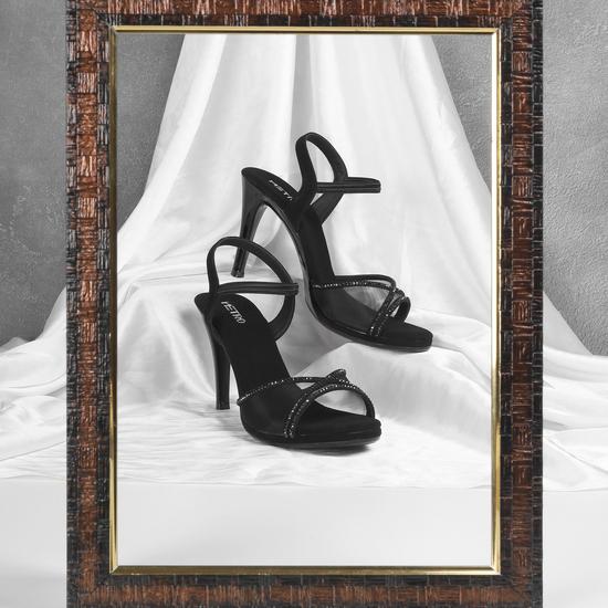 Women Black Party Sandals