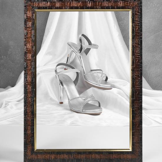 Women Silver Party Sandals