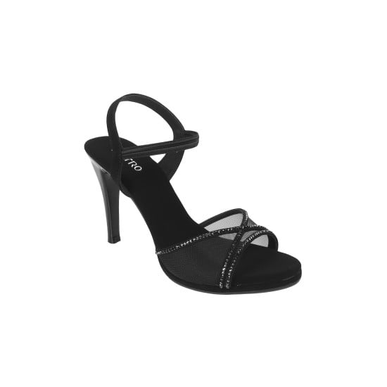 Women Black Party Sandals