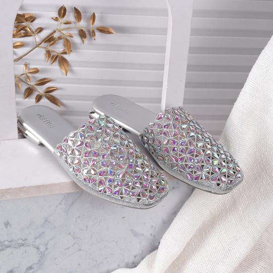 Women Silver Wedding Jutis