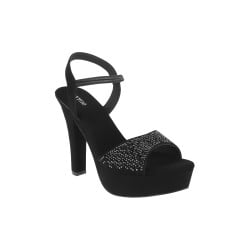 Women Black Party Sandals