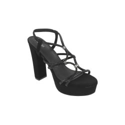 Women Black Party Sandals