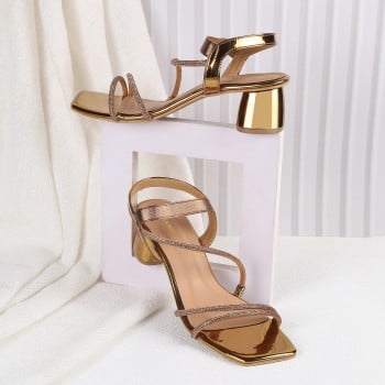 Walkway Women Antic-gold Party Sandals(SKU: 35-1584-28-38)