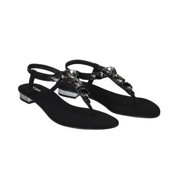 Metro Women Black Casual Sandals(SKU: 35-160-11-36)
