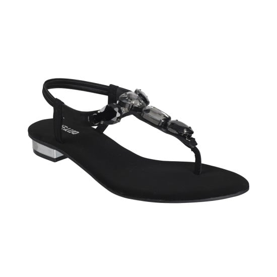 Women Black Casual Sandals