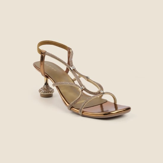 Women Antic-gold Party Sandals