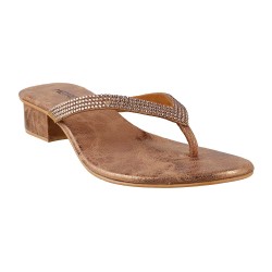 Women Yellow Party Slippers