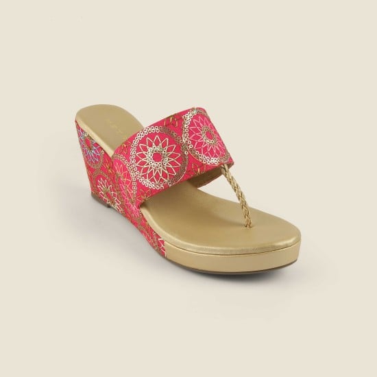 Women Pink Casual Slippers