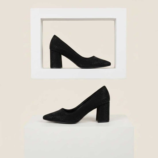 Women Black Party Pumps