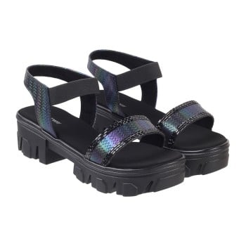 Walkway Women Black Casual Sandals(SKU: 35-265-11-38)