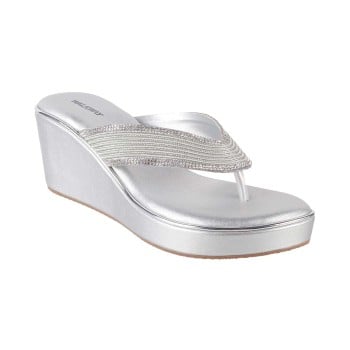 Walkway Women Silver Casual Sandals(SKU: 35-311-27-37)