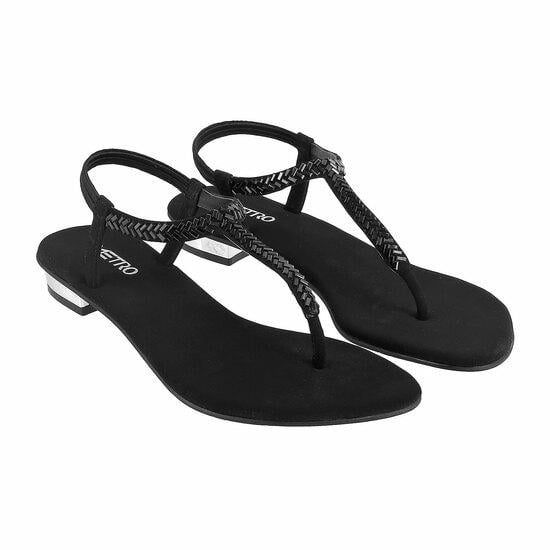 Women Black Party Sandals