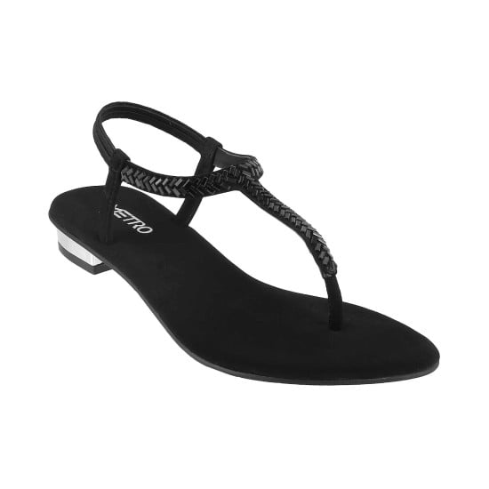 Women Black Party Sandals