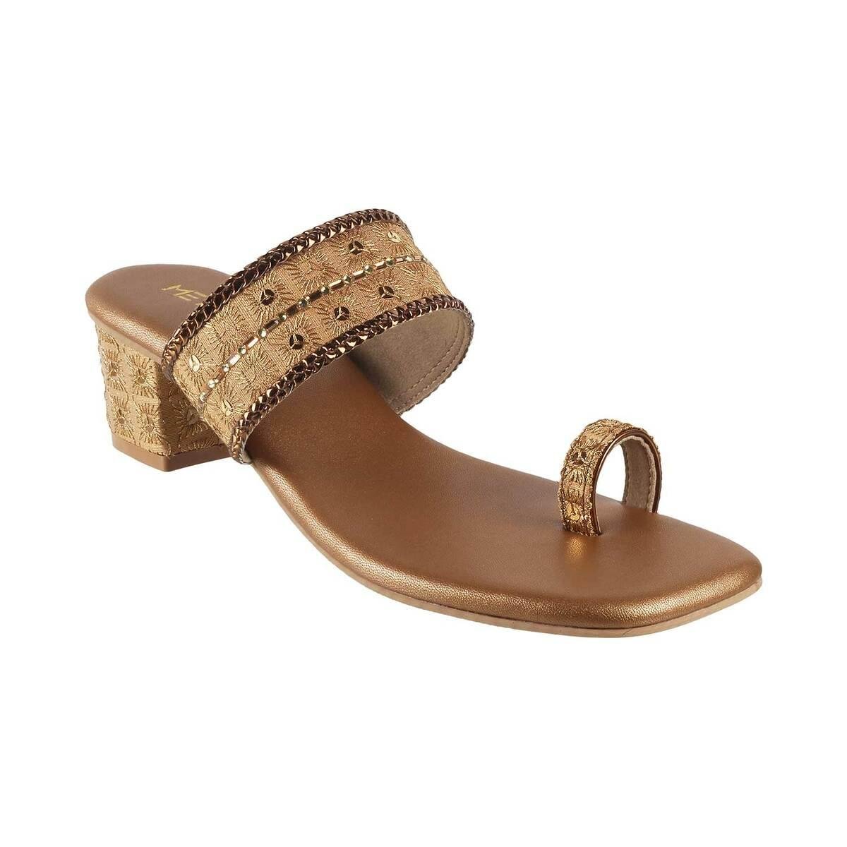 Leather Sandals for Women Ladies Classic Brown Flats Elegant 